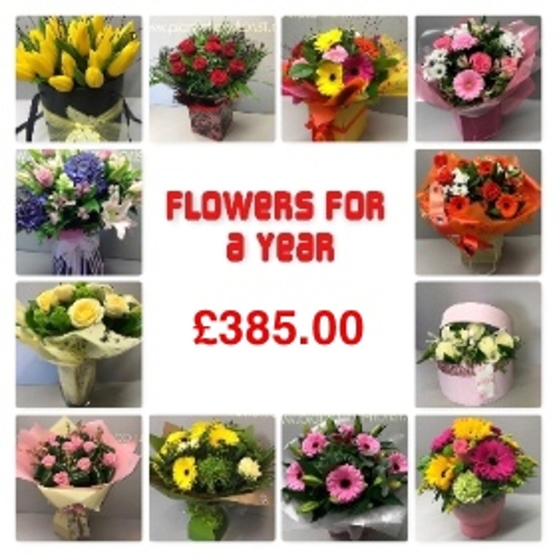 Flowers for a Year buy online or call 01452 332203