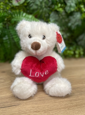 Heart Barney Bear 20cm